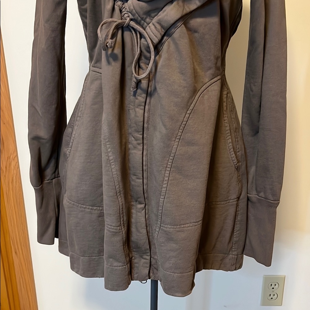 Prairie Underground Mid Frock Coat with Ruffle Details, offset zipper, b… - Picture 3 of 11